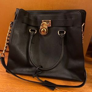 Michael Kors Hamilton Medium Leather Satchel